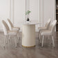 Oval Sintered Stone Dining Table Modern Table in White with Metal Double Pedestal Clearhalo ' dining_table' 'Dining Tables & Seating' 'Dining Tables' 'furn' 'furn_dining_table' 'Furniture' 'furniture_dining_table' 'Kitchen & Dining Furniture' 'kitchen&dining_furn' 'kitchen' 'kitchen_dining_table' 1200x1200_6d8de4f4-d2d6-400d-be0f-90fe36f852b1