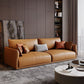 Mid-Century Modern Pillow Top Arm Sectional 33.46"H Cushion Back Sofa,Tan Clearhalo 'furn' 'furn_sectionals' 'Furniture' 'furniture_sectionals' 'Living Room Furniture' 'Sectionals' 1200x1200_6d900a6a-3d97-4c6e-8eb1-3ee4df49a0ff