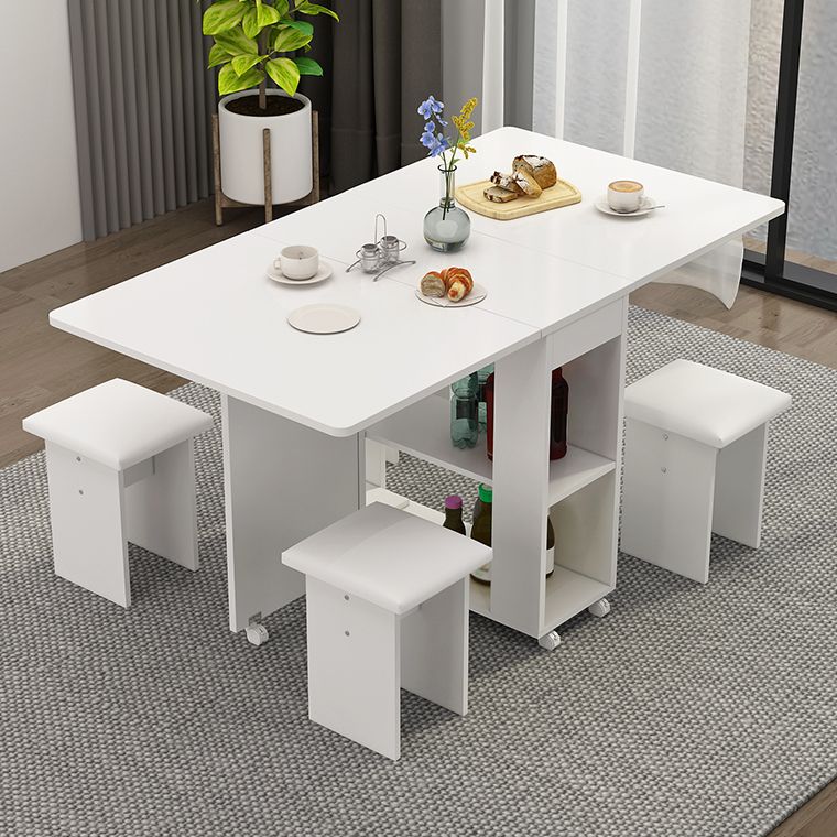 Contemporary Faux Marble Multifunction Table Single Rectangle Table (table only) Clearhalo ' dining_table' 'Dining Tables & Seating' 'Dining Tables' 'furn' 'furn_dining_table' 'Furniture' 'furniture_dining_table' 'Kitchen & Dining Furniture' 'kitchen&dining_furn' 'kitchen' 'kitchen_dining_table' 1200x1200_6d906b8d-9acf-4220-835f-1e1fa7255b4e