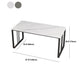 29.52" H Modern Stone Writing Desk Sled Rectangular Office Desk for Home