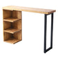 Pine Wood Bar Table Traditional Luxury Rectangle Bar Dining Table with Sled Base Clearhalo 'Bar Furniture' 'Bar Tables' 'bar_tables' 'Furniture' 'furniture_bar_tables' 'Kitchen & Dining Furniture' 1200x1200_6d9158e8-25c1-4948-991f-6e0543caef6d