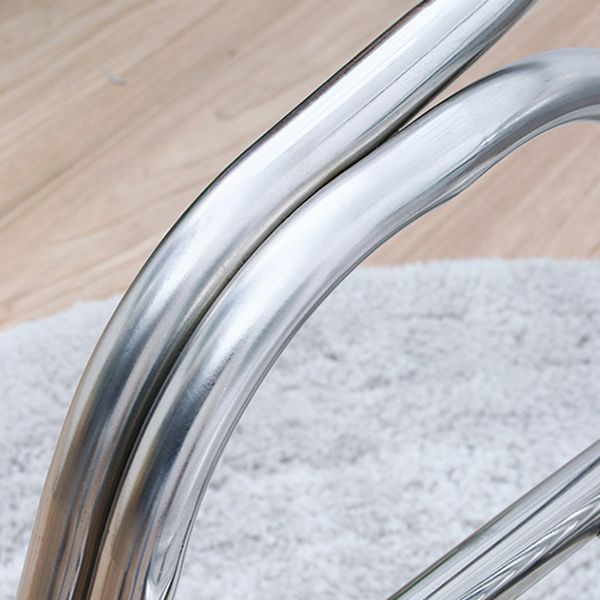 Sedia da pranzo in metallo da sala da pranzo contemporaneo con braccio