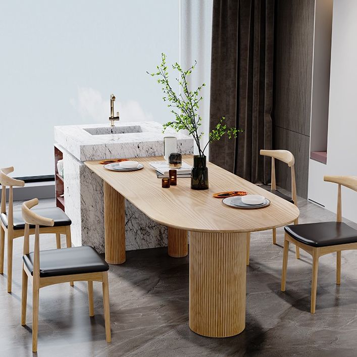 Free Form Pine Wood Table for Restaurant Modern Indoor Table with 3 Legs Clearhalo ' dining_table' 'Dining Tables & Seating' 'Dining Tables' 'furn' 'furn_dining_table' 'Furniture' 'furniture_dining_table' 'Kitchen & Dining Furniture' 'kitchen&dining_furn' 'kitchen' 'kitchen_dining_table' 1200x1200_6d9331d6-809d-4ef4-99c3-a79cdf6fd172