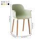 Scandinavian Dining Arm Chairs Plastic Armchairs with Wood Legs (Set of 4) Clearhalo ' kitchen&dining_furn' 'Dining Chairs' 'Dining Tables & Seating' 'dining_chair' 'Furniture' 'furniture_dining_chair' 'Kitchen & Dining Furniture' 'kitchen' 1200x1200_6d9f7102-609e-435e-b054-41a8c434a3c6