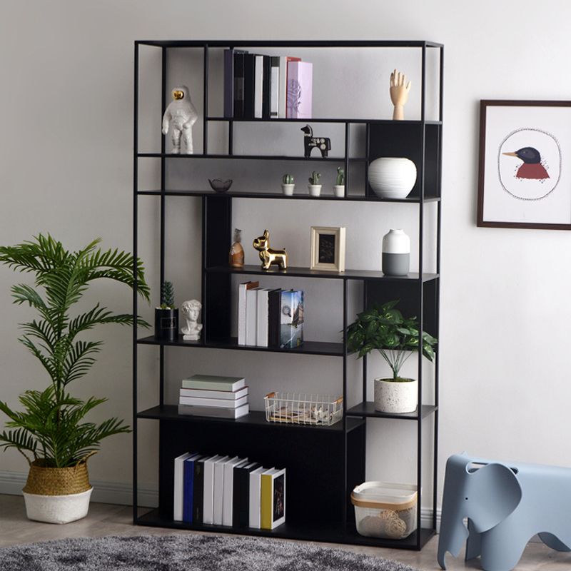 Bibliothèque de style contemporain metal ouvert étagère pour le bureau