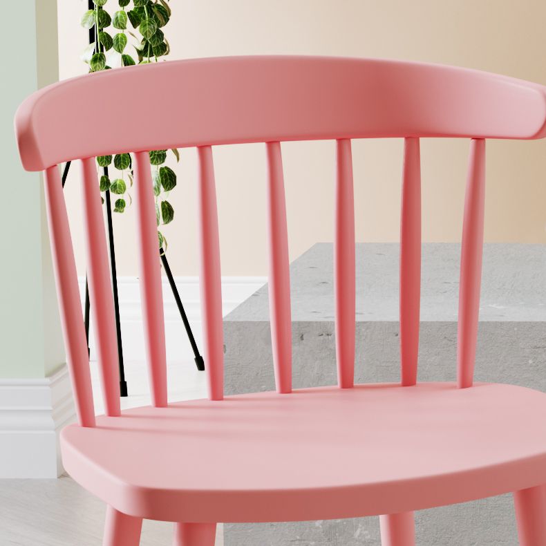 Contemporary Plastic Armless Chair Windsor Back Side Chair for Home Use Clearhalo ' kitchen&dining_furn' 'Dining Chairs' 'Dining Tables & Seating' 'dining_chair' 'furn' 'furn_dining_chair' 'Furniture' 'furniture_dining_chair' 'Kitchen & Dining Furniture' 'kitchen' 1200x1200_6da1ecd2-f776-4a45-ad44-52259bf1c682