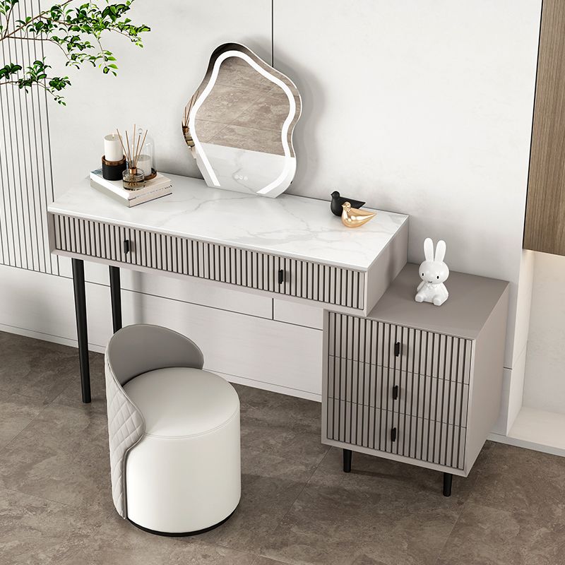 Tavolo da toeletta per vanità per trucco in legno massiccio glam