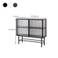 Modern Metal China Cabinet Glass Doors Storage Cabinet for Dining Room Clearhalo 'Display & China Cabinets' 'display_china_cabinets' 'furn' 'furn_display_china_cabinets' 'Furniture' 'Kitchen & Dining Furniture' 1200x1200_6da306bd-9bf8-44c9-960c-5dafcbc3772a