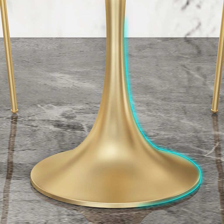 Glam Metal Dining Room Chair Faux Leather Dining Chairs for Home Use Clearhalo 'Dining Chairs' 'Dining Tables & Seating' 'dining_chair' 'furn' 'furn_dining_chair' 'Furniture' 'Kitchen & Dining Furniture' 1200x1200_6da35e00-afb7-4e76-a103-735e16bd2998