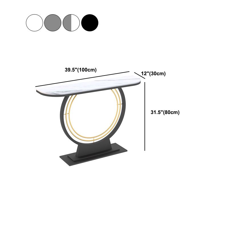 Tavolo con console piedistallo a mezza7 glam resistente al graffio