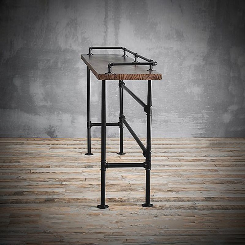 Industrial Style Bar Set 1/3 Pieces Solid Wood Rectangle Pub Dining Set for Indoor Clearhalo 'Bar Furniture' 'furn' 'furn_home_bar_bar_sets' 'Furniture' 'Home Bars & Bar Sets' 'home_bar_bar_sets' 'Kitchen & Dining Furniture' 1200x1200_6da3a09a-c4ac-4d01-9fc2-d04ddc6b896e