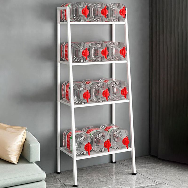 Contemporary Open Bookcase Metal Ladder Bookshelf for Kitchen Clearhalo 'Bookcases' 'furn' 'furn_bookcases' 'Furniture' 'Office Furniture' 1200x1200_6da7eb7b-8694-417c-928a-0110ffc88f7d