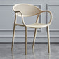 Contemporary Plastic Dining Armchair Chair Open Back Dining Side Chair for Kitchen Clearhalo ' kitchen&dining_furn' 'Dining Chairs' 'Dining Tables & Seating' 'dining_chair' 'furn' 'furn_dining_chair' 'Furniture' 'furniture_dining_chair' 'Kitchen & Dining Furniture' 'kitchen' 1200x1200_6da8b8f4-48d3-4d2d-a058-949a4cb35159