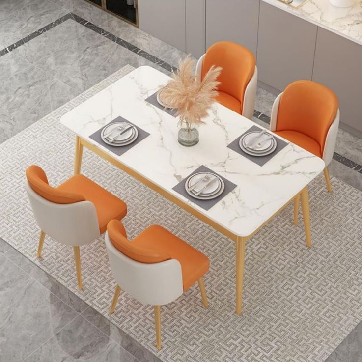 Nordic 1/4/5/7 Pieces Dining Set Sintered Stone Dining Furniture Set /Separate Items Clearhalo 'Dining Room Sets' 'Dining Tables & Seating' 'dining_room_set' 'furn' 'furn_dining_room_set' 'Furniture' 'furniture_dining_room_set' 'Kitchen & Dining Furniture' 'kitchen&dining_furn' 'kitchen' 1200x1200_6da8c2c7-1bae-48b5-98b7-43a2830acea4