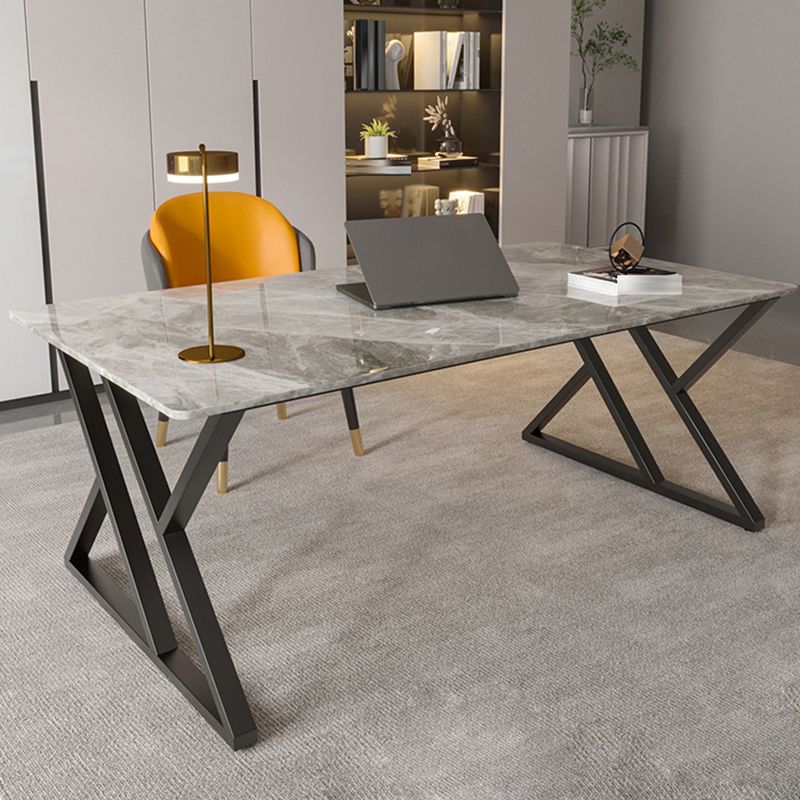 Bureau de bureau rectangulaire industriel