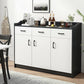 Sideboard contemporaneo ingegnerizzato in legno da pranzo Sideboard con mobile