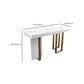 Faux Marble Top Counter Table Modern White Counter Table for Patio Use
