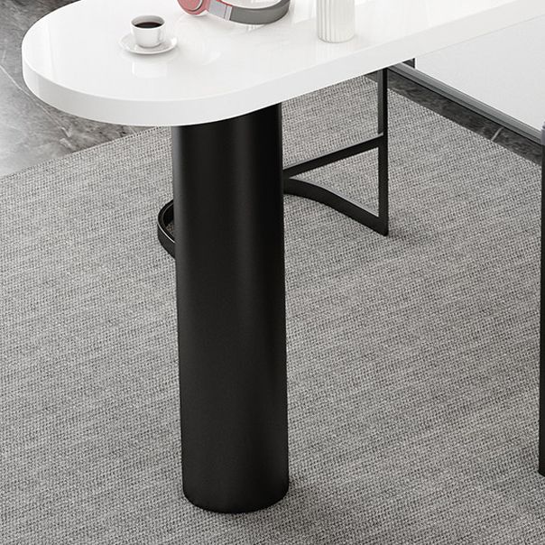 White Modern Style Specialty Bar Table in Faux Marble and Wood Milk Tea Shop Bar Table Clearhalo 'Bar Furniture' 'Bar Tables' 'bar_tables' 'furn' 'furn_bar_tables' 'Furniture' 'furniture_bar_tables' 'Kitchen & Dining Furniture' 1200x1200_6dae0e4e-09fa-4de8-9cff-0ef13e27f1c4
