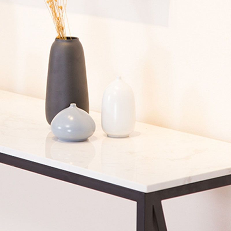16 "W Moderne stenen console Tafelbestendig frame Accent Table voor Hall