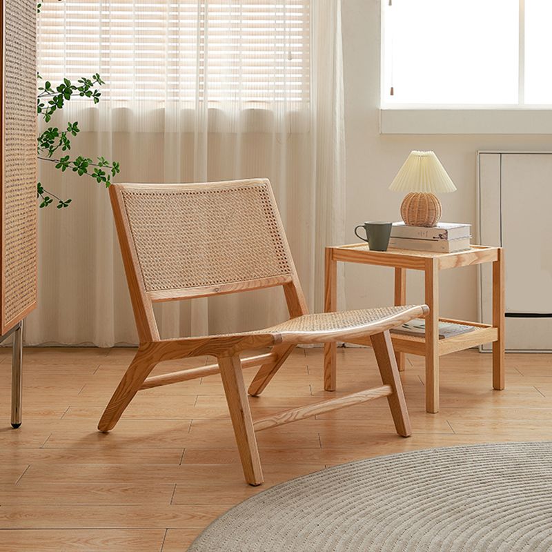 Woven Back Side Chair Solid Wood Lounge Accent Chair with Legs Clearhalo 'Accent Chairs' 'accent_chairs' 'Chairs & Seating' 'furn' 'furn_accent_chairs' 'Furniture' 'Living Room Furniture' 1200x1200_6db14a17-c8c1-4b54-a5ba-c108e4ee374c
