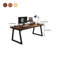 Hedendaagse rechthoekige schrijfbureau Engineered Wood Office Desk met benen
