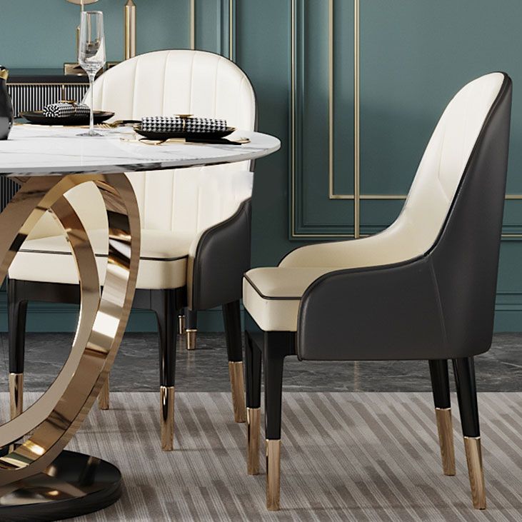 Round Pedestal Dining Site Table Traditional Luxury Marble Table for Home Clearhalo ' dining_table' 'Dining Tables & Seating' 'Dining Tables' 'furn' 'furn_dining_table' 'Furniture' 'furniture_dining_table' 'Kitchen & Dining Furniture' 'kitchen&dining_furn' 'kitchen' 'kitchen_dining_table' 1200x1200_6db52e3f-ecc3-4da0-a9f3-2d48d4ae9680
