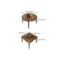 Wood Top Dining Table Set 1/5 Pieces Brown Dinette Set for Kitchen Clearhalo 'Dining Room Sets' 'Dining Tables & Seating' 'dining_room_set' 'furn' 'furn_dining_room_set' 'Furniture' 'Kitchen & Dining Furniture' 1200x1200_6db66da3-69d0-41c7-89c1-db7460e4de33