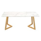 Traditional Luxury Rectangle Dining Site Table Marble Dining Room Home Furniture Clearhalo ' dining_table' 'Dining Tables & Seating' 'Dining Tables' 'furn' 'furn_dining_table' 'Furniture' 'furniture_dining_table' 'Kitchen & Dining Furniture' 'kitchen&dining_furn' 'kitchen' 'kitchen_dining_table' 1200x1200_6db6a7c1-7788-4fe3-87bf-aa637e504e0f