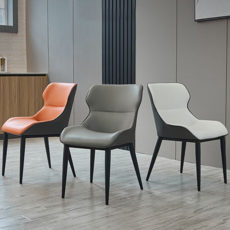 Dining Room Side Chairs Modern Faux Leather Kitchen Chair for Home Clearhalo 'Dining Chairs' 'Dining Tables & Seating' 'dining_chair' 'furn' 'furn_dining_chair' 'Furniture' 'furniture_dining_chair' 'Kitchen & Dining Furniture' 1200x1200_6dbd95ac-d78e-4f21-8820-f139add96219