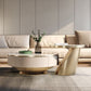 Modern Pedestal Coffee Table Slate Round 2-Piece Coffee Table Set Clearhalo 'Coffee & Accent Tables' 'Coffee Tables' 'coffee_tables' 'furn' 'furn_coffee_tables' 'Furniture' 'Living Room Furniture' 1200x1200_6dbf07a2-de6d-408b-9b16-b34f2f244339