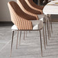 Silla de brazo contemporáneo metal silla de comedor abierta para el hogar para el hogar