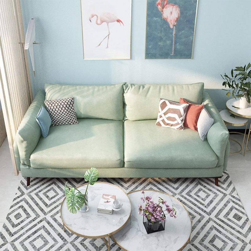 Cuscini contemporanei standard a braccio quadrato divano soggiorno