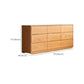 Commode double ultra moderne en pin massif, commode de rangement horizontale pour chambre à coucher