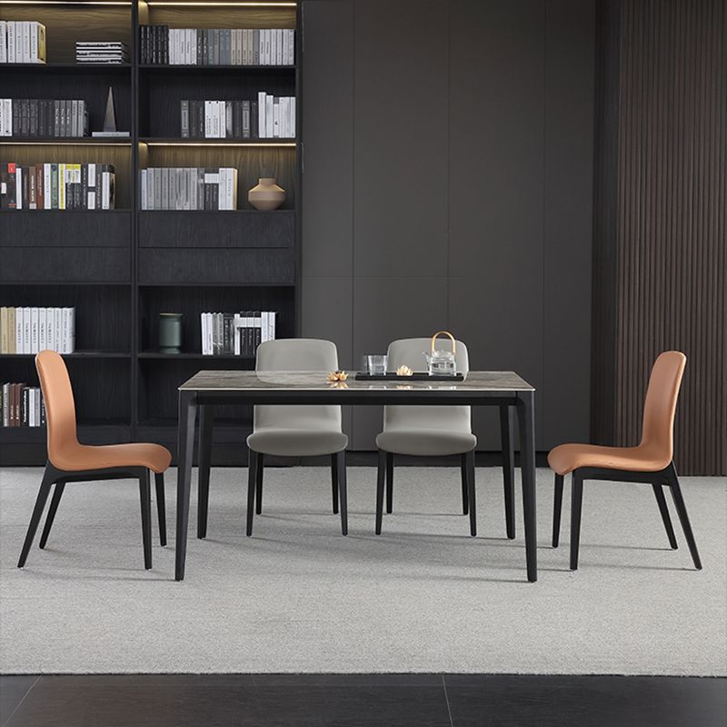 Contemporary Leather Dining Chair Wood Dining Room Chair for Home Use Clearhalo 'Dining Chairs' 'Dining Tables & Seating' 'dining_chair' 'furn' 'furn_dining_chair' 'Furniture' 'Kitchen & Dining Furniture' 1200x1200_6dc2a42d-7977-4106-9aa8-1b5cc356f14f