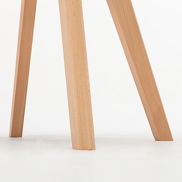 Modern Beech Solid Back Side Chair Matte Finish Plastic Dining Chair Clearhalo ' kitchen&dining_furn' 'Dining Chairs' 'Dining Tables & Seating' 'dining_chair' 'Furniture' 'furniture_dining_chair' 'Kitchen & Dining Furniture' 'kitchen' 1200x1200_6dc5f2cb-7004-4333-872b-b30a60306226