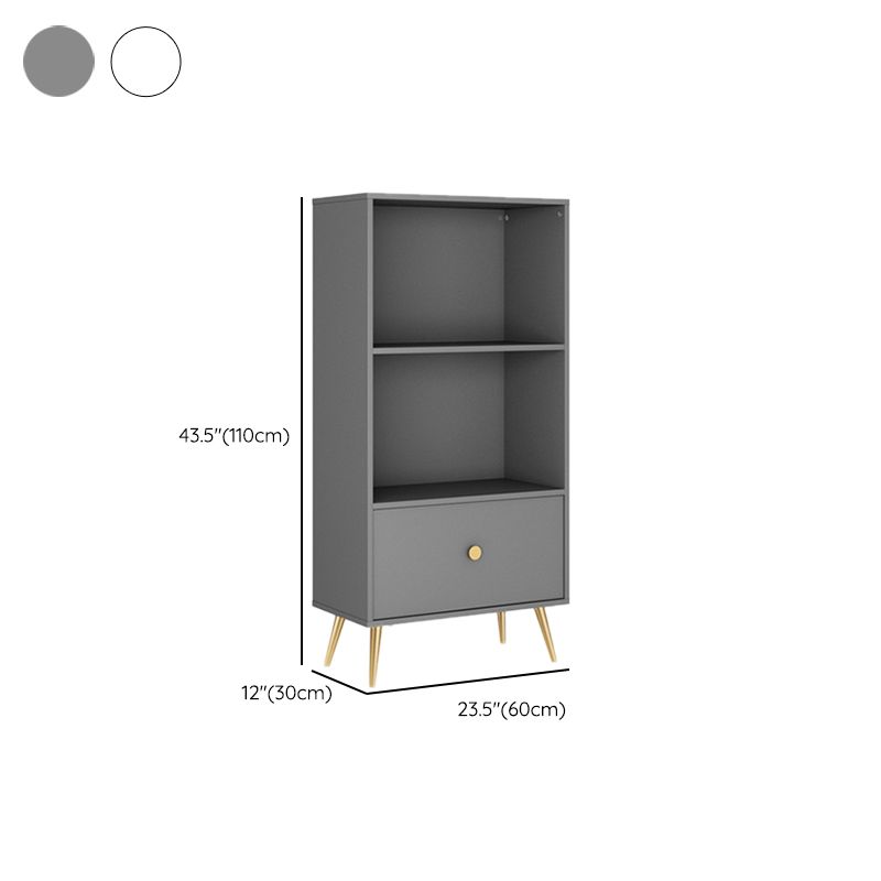 Contemporary Engineered Wood Bookcase Closed Back Standard Bookshelf Clearhalo 'Bookcases' 'furn' 'furn_bookcases' 'Furniture' 'Office Furniture' 1200x1200_6dc61134-c046-4cbe-97fa-51eed2c70fe9
