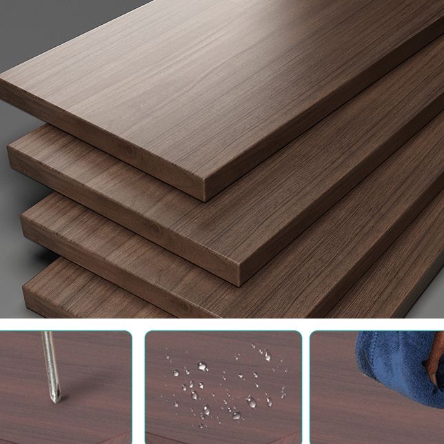 Conviador de escritorio de pedestal contemporáneo Desk de oficina de madera