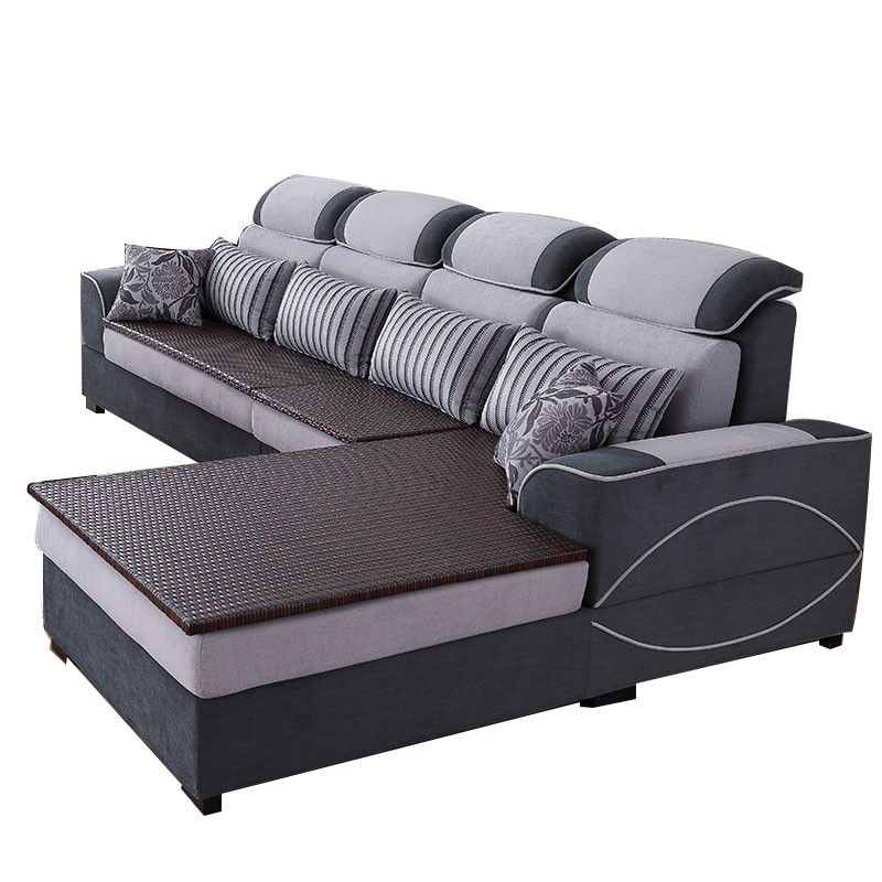 125.98" W √ó 70.87" D √ó 35.43" H High Back Square Arm Sectional with Slipcovered Clearhalo 'furn' 'furn_sectionals' 'Furniture' 'furniture_sectionals' 'Living Room Furniture' 'Sectionals' 1200x1200_6dc85adf-1814-4a2e-b7e6-6ab961313f4e
