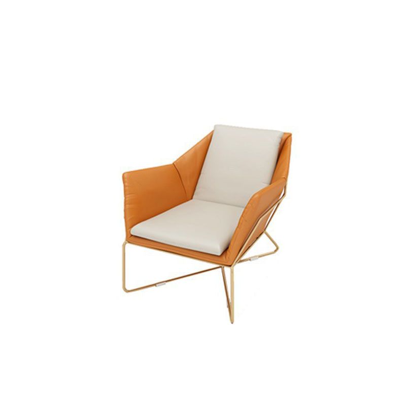 Sofá de cuero de sofá de estilo contemporáneo para sala de estar