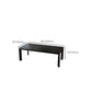 Rectangle Black Base Dining Table Modern Pine Wood Table for Kitchen Living Room Clearhalo 'Dining Tables & Seating' 'Dining Tables' 'dining_table' 'furn' 'furn_dining_table' 'Furniture' 'Kitchen & Dining Furniture' 1200x1200_6dcc22bd-e6d2-461e-bc31-e4723daaa155