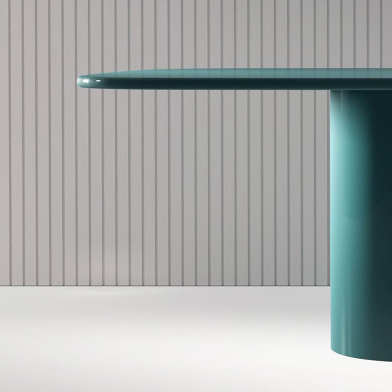 Rectangle Pine Solid Wood Table Modern Dining Table in Green with Trestle Base Clearhalo ' dining_table' 'Dining Tables & Seating' 'Dining Tables' 'furn' 'furn_dining_table' 'Furniture' 'furniture_dining_table' 'Kitchen & Dining Furniture' 'kitchen&dining_furn' 'kitchen' 'kitchen_dining_table' 1200x1200_6dcd0662-ed22-4907-aa3c-48ec34b31c0b