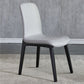 Minimalist Design PU Leather Dining Chairs Solid Back Chair with Wooden Legs Clearhalo 'Dining Chairs' 'Dining Tables & Seating' 'dining_chair' 'furn' 'furn_dining_chair' 'Furniture' 'furniture_dining_chair' 'Kitchen & Dining Furniture' 1200x1200_6dd349e7-e500-4fd4-9dbf-4cf4174e8843