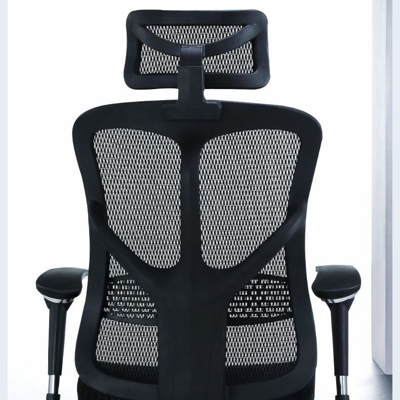 Sedia da scrivania moderna Sedia da computer in rete Sedia con schienale alto in colore nero