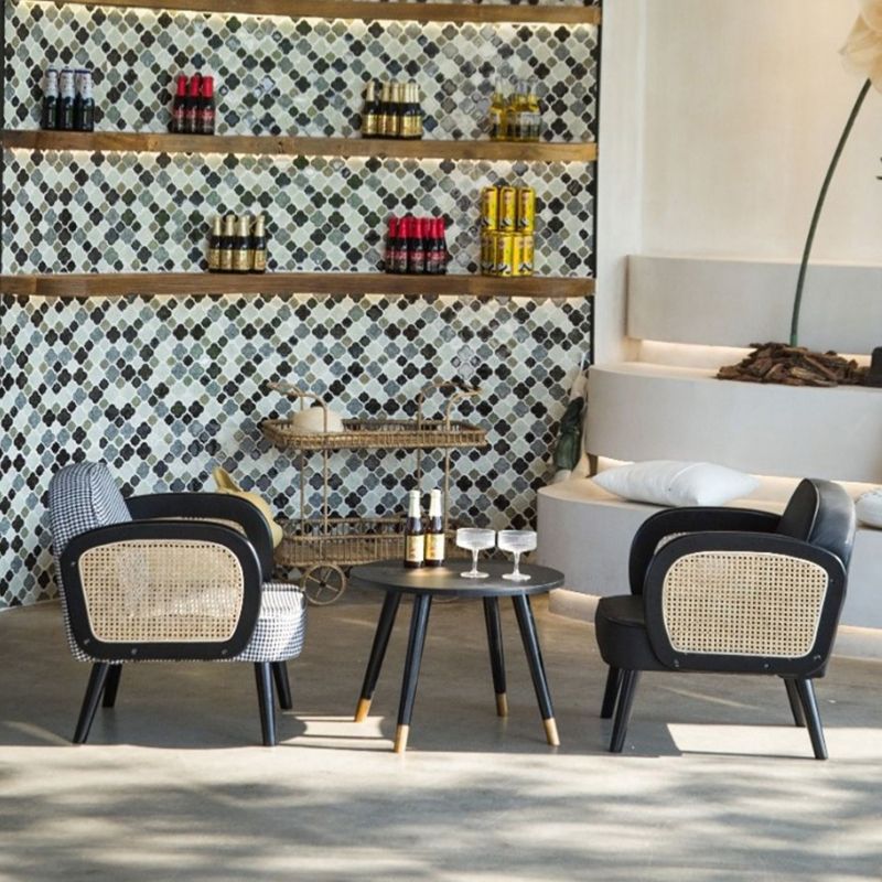 Industrial Upholstered Accent Armchair 4 Legs Wood Frame Armchair Clearhalo 'Accent Chairs' 'accent_chairs' 'Chairs & Seating' 'furn' 'furn_accent_chairs' 'Furniture' 'Living Room Furniture' 1200x1200_6dd4254c-770b-4027-825f-ebe222ebb59a