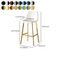 Industrial Style Bar-stool Bucket Seat Metal Legs for Kitchen Bar Clearhalo 'Bar Furniture' 'Bar Stools' 'bar_stools' 'furn' 'furn_bar_stools' 'furniture_bar_stools' 'Kitchen & Dining Furniture' 'kitchen&dining_furn' 'kitchen' 'kitchen_furn' Furniture' 1200x1200_6dd6d148-358d-4d95-bcae-8ec1352ba4f4