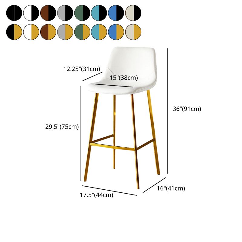 Industrial Style Bar-stool Bucket Seat Metal Legs for Kitchen Bar Clearhalo 'Bar Furniture' 'Bar Stools' 'bar_stools' 'furn' 'furn_bar_stools' 'furniture_bar_stools' 'Kitchen & Dining Furniture' 'kitchen&dining_furn' 'kitchen' 'kitchen_furn' Furniture' 1200x1200_6dd6d148-358d-4d95-bcae-8ec1352ba4f4