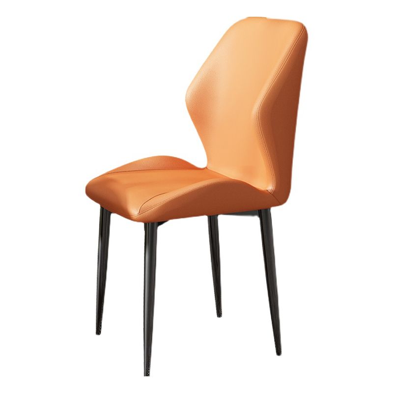 Silla de metal de estilo nórdico silla lateral de comedor de cocina para comedor para comedor