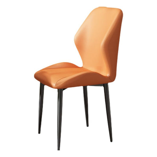 Silla de metal de estilo nórdico silla lateral de comedor de cocina para comedor para comedor