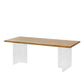 Industrial Double Pedestal Dining Table Pine Wood Table for Dining Room Clearhalo 'Dining Tables & Seating' 'Dining Tables' 'dining_table' 'furn' 'furn_dining_table' 'Furniture' 'Kitchen & Dining Furniture' 1200x1200_6dde4a13-5834-47ba-bbaf-2e4914689e86