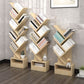 Contemporary Style Geometric Bookcase Vertical Closed Back Book Shelf Clearhalo 'Bookcases' 'furn' 'furn_bookcases' 'Furniture' 'furniture_bookcases' 'Office Furniture' 1200x1200_6dde6234-0f20-45ff-b005-d54b1f1e0d79
